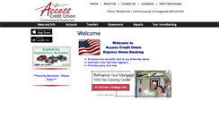 Desktop Screenshot of homebanking.access-cu.com